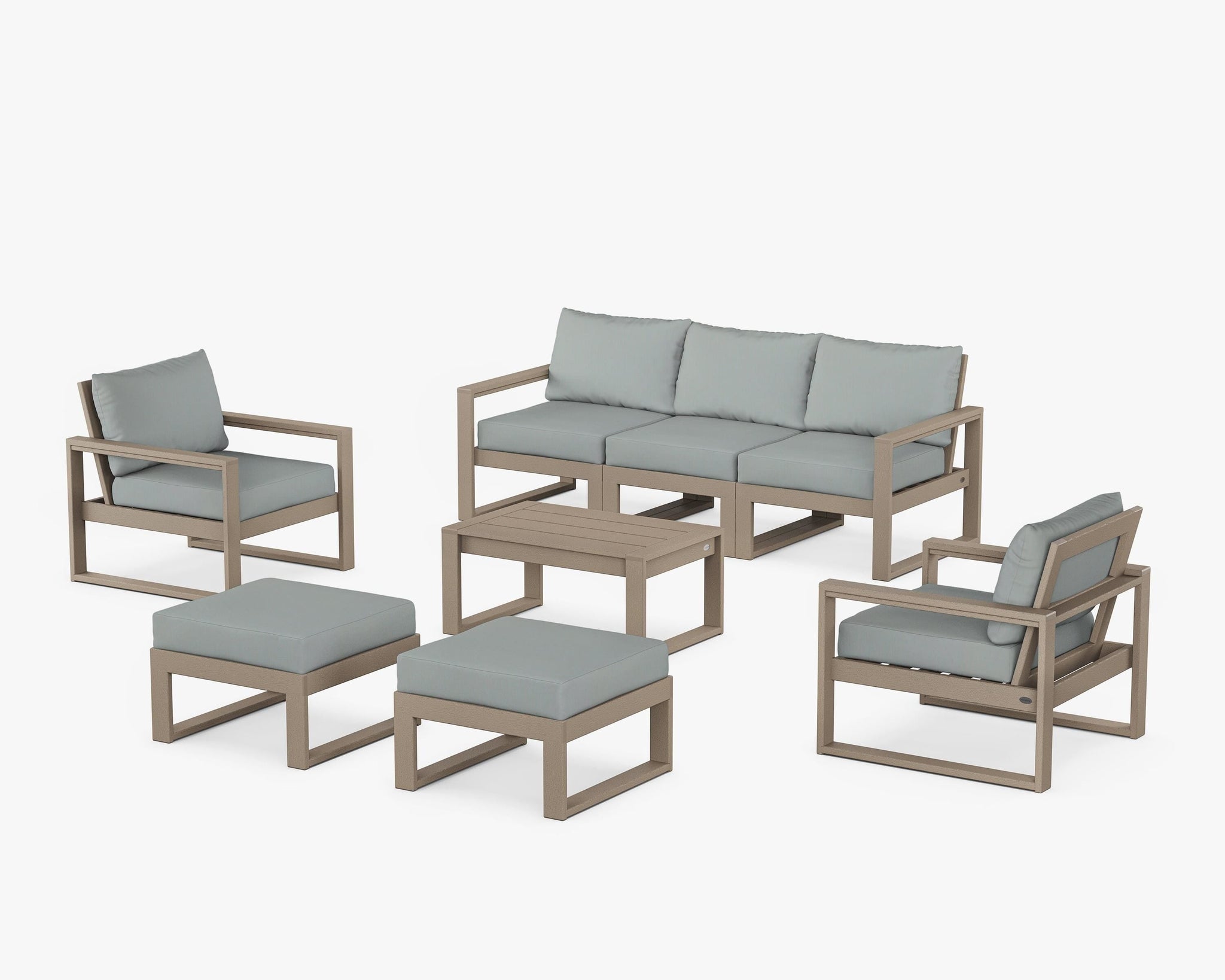 EDGE Sectional 8-Piece Lounge Sofa Set