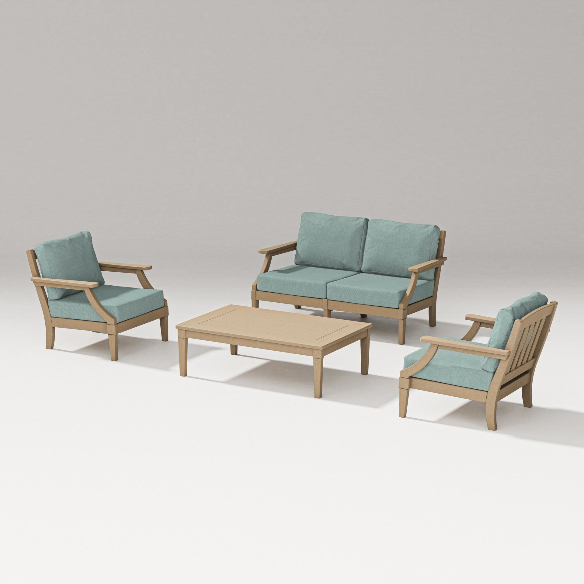 Estate Lounge 4-Piece Loveseat Set