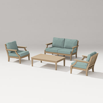 Estate Lounge 4-Piece Loveseat Set