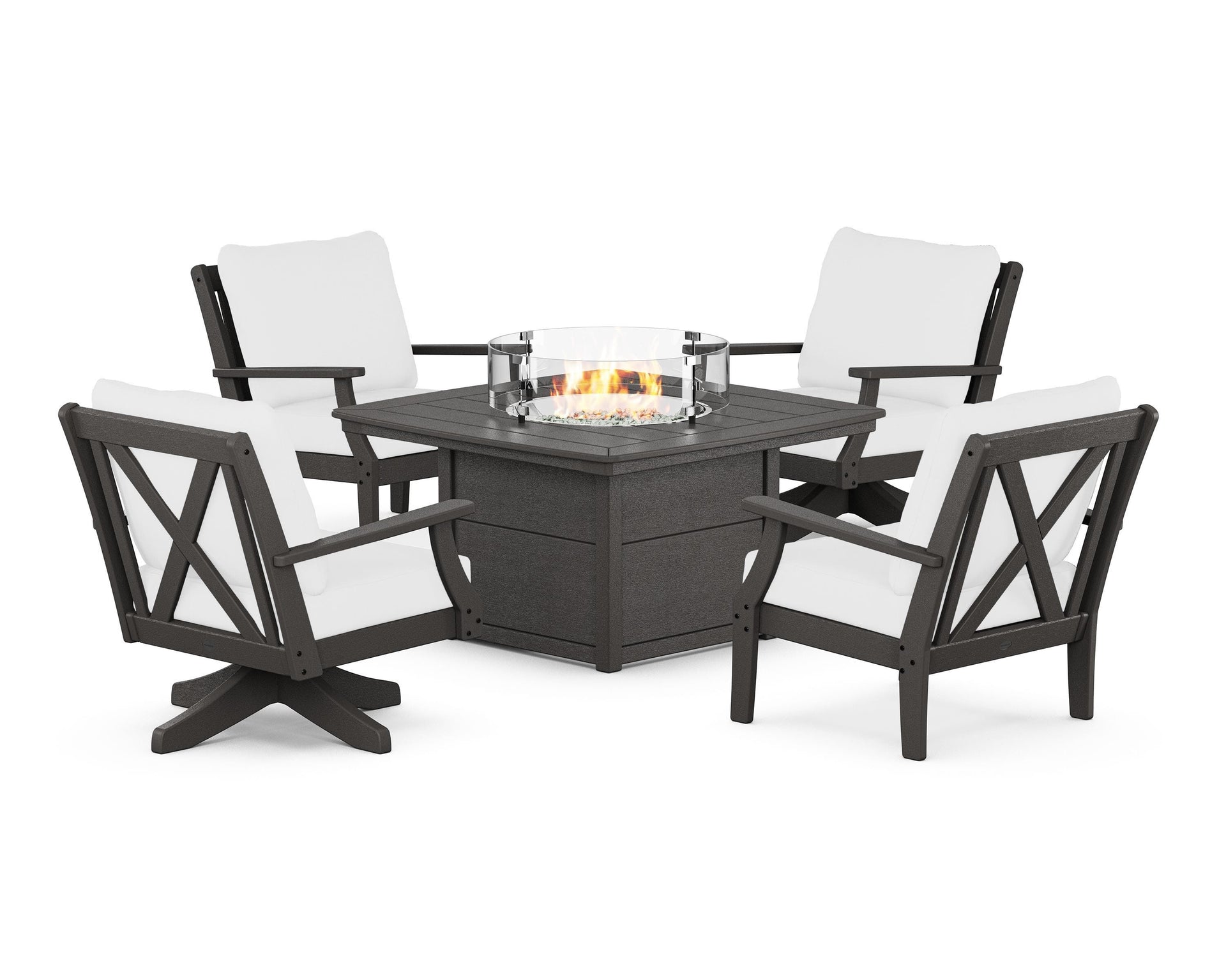 Braxton 5-Piece Deep Seating Set with Fire Table
