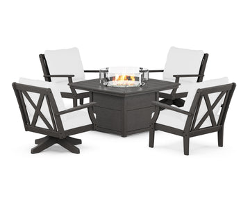 Braxton 5-Piece Deep Seating Set with Fire Table
