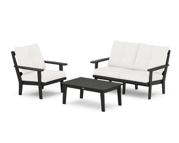 Oxford 3-Piece Deep Seating Set with Loveseat