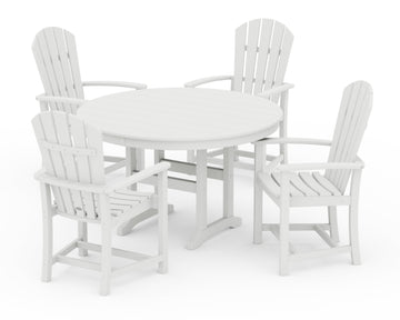 Palm Coast 5-Piece Round Farmhouse Dining Set