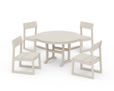 EDGE Side Chair 5-Piece Round Farmhouse Dining Set