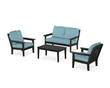 Cottage 4-Piece Deep Seating Set with Loveseat