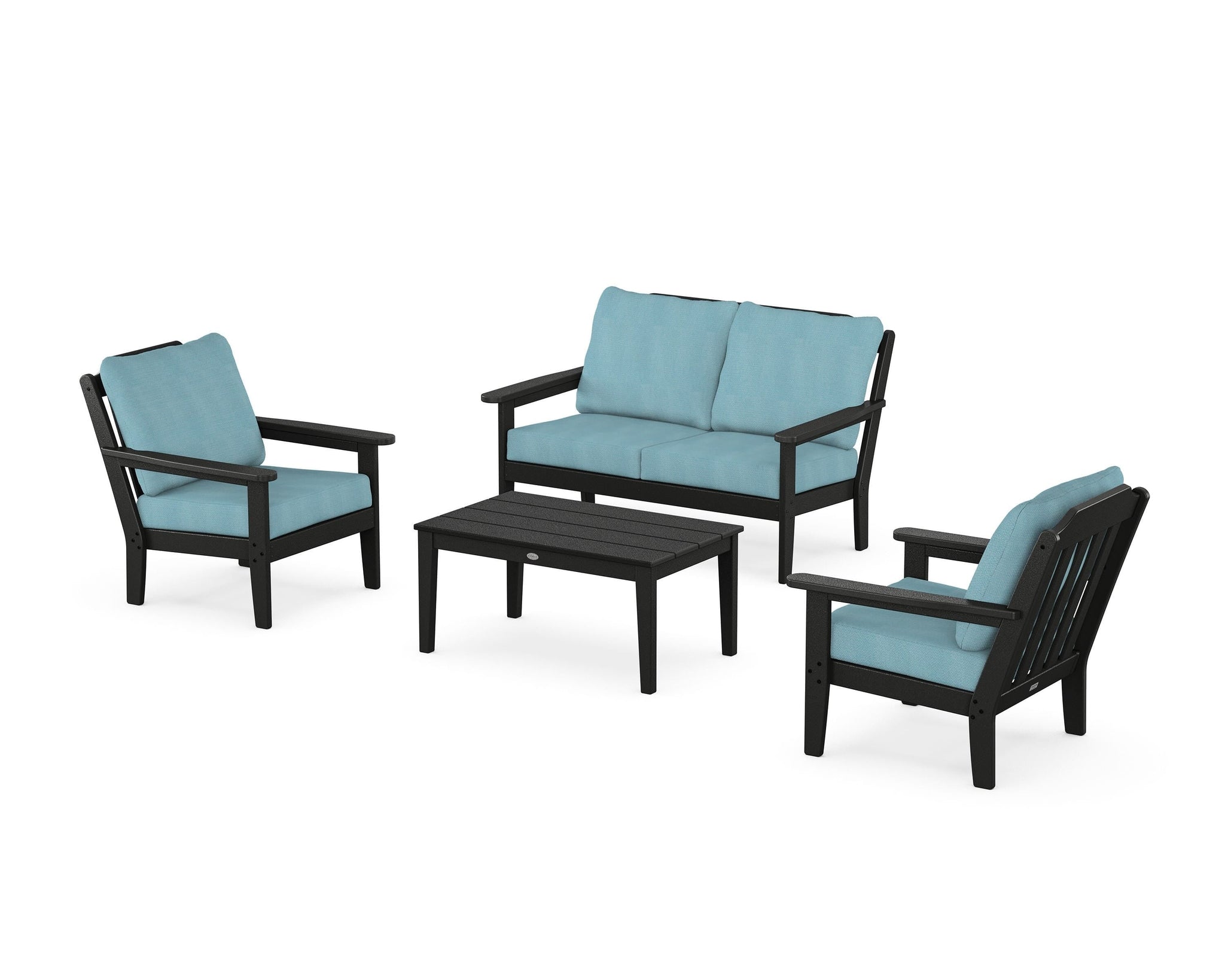 Cottage 4-Piece Deep Seating Set with Loveseat