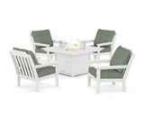 Cottage 5-Piece Deep Seating Set with Fire Pit Table