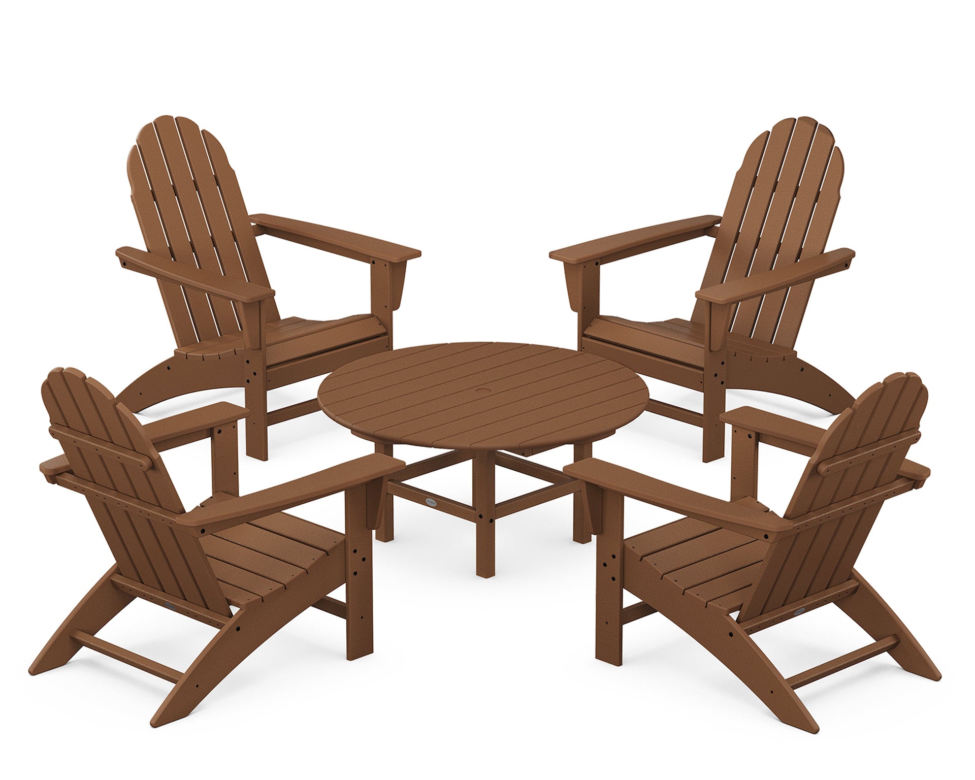 Vineyard 5-Piece Adirondack Chair Conversation Set