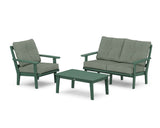 Prairie 3-Piece Deep Seating Set with Loveseat
