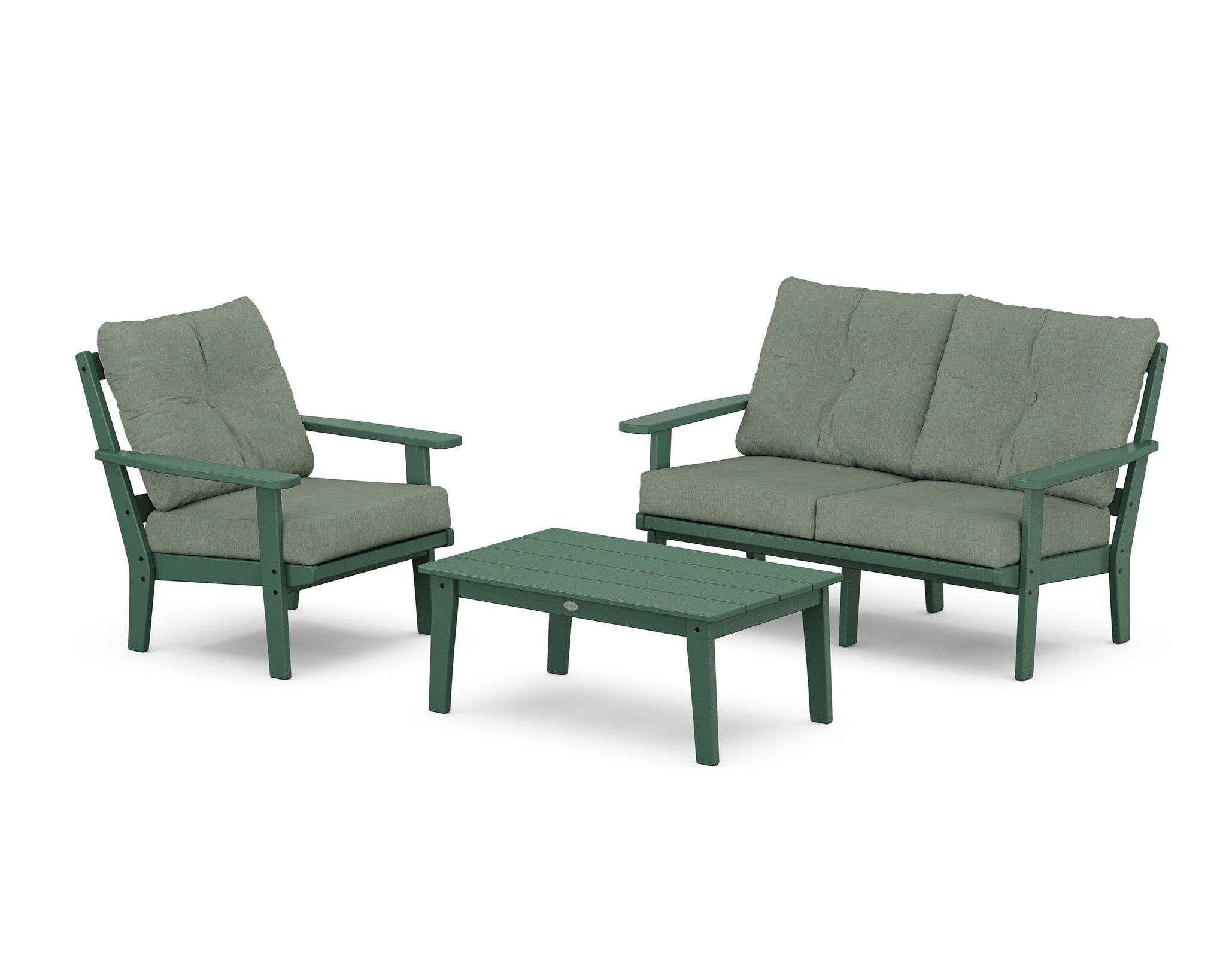 Prairie 3-Piece Deep Seating Set with Loveseat
