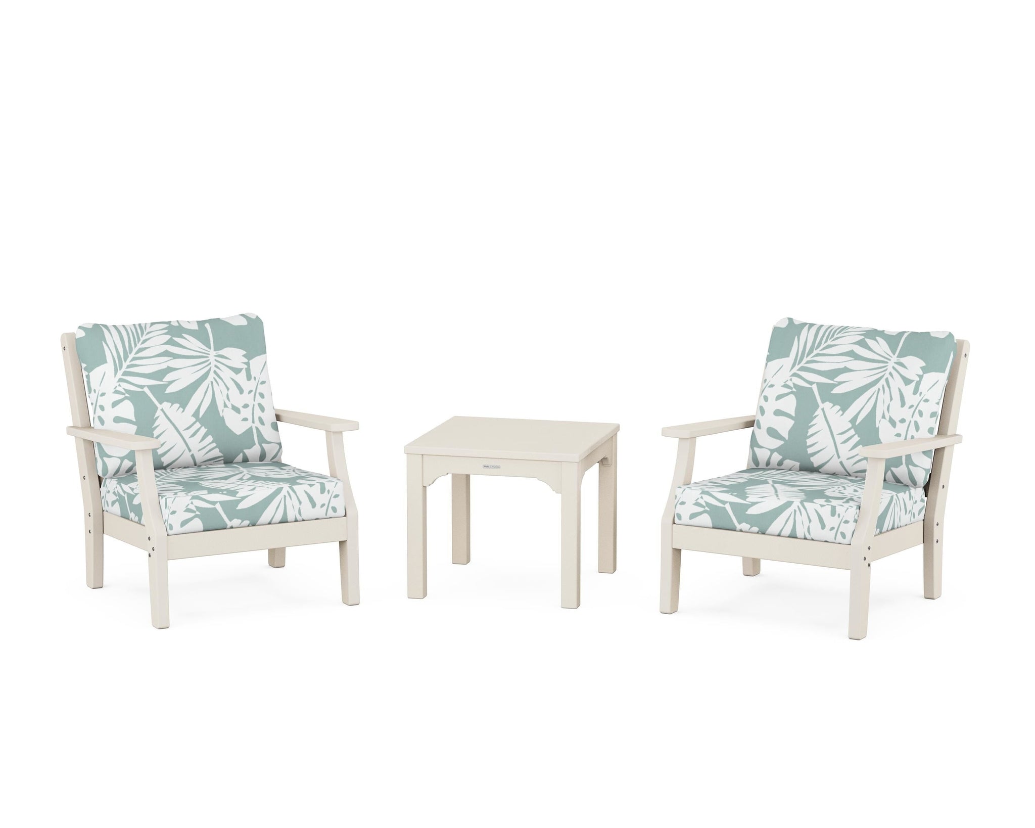 Chinoiserie 3-Piece Deep Seating Set