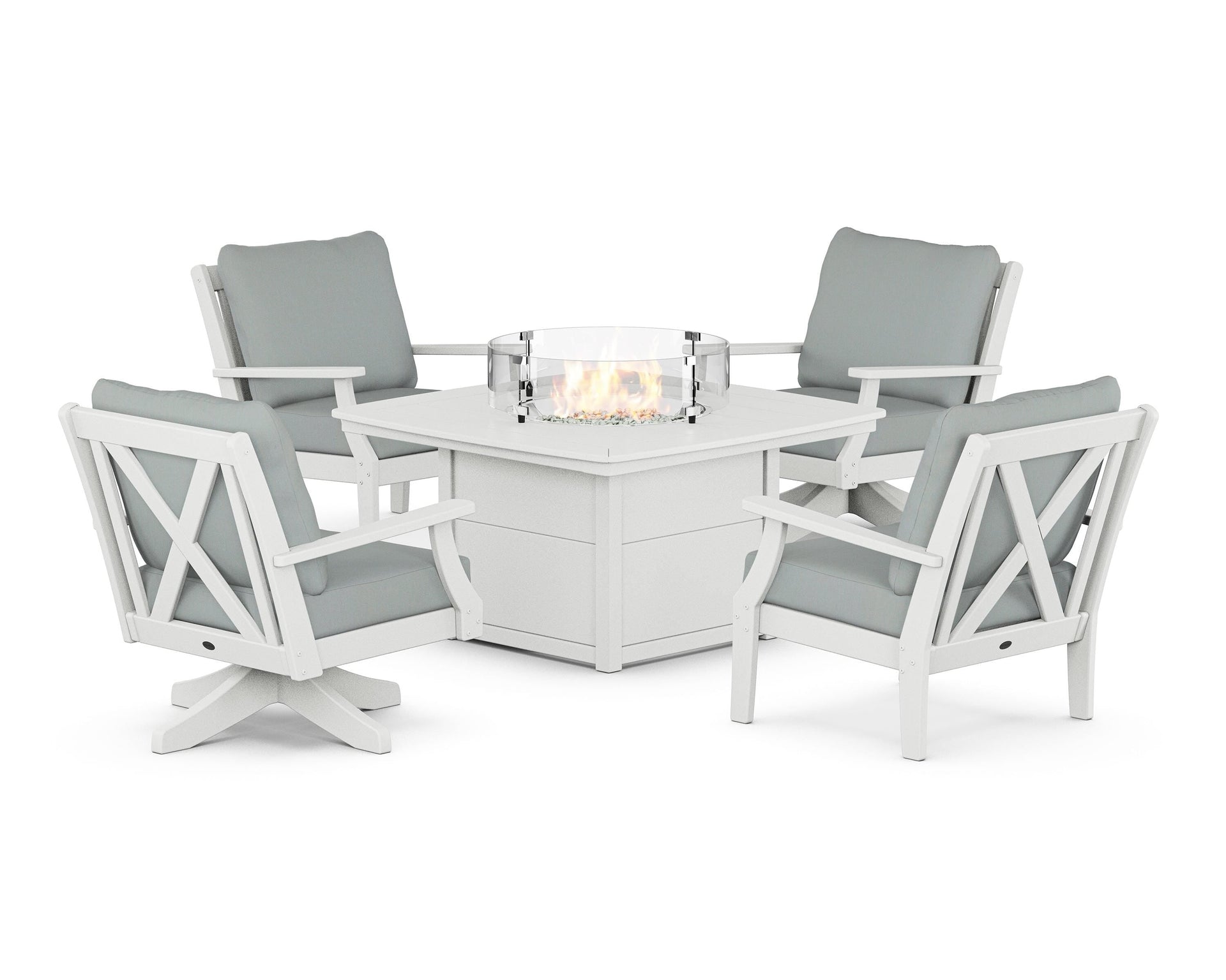 Braxton 5-Piece Deep Seating Set with Fire Table