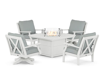 Braxton 5-Piece Deep Seating Set with Fire Table