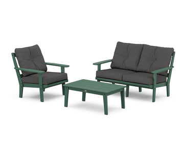 Oxford 3-Piece Deep Seating Set with Loveseat