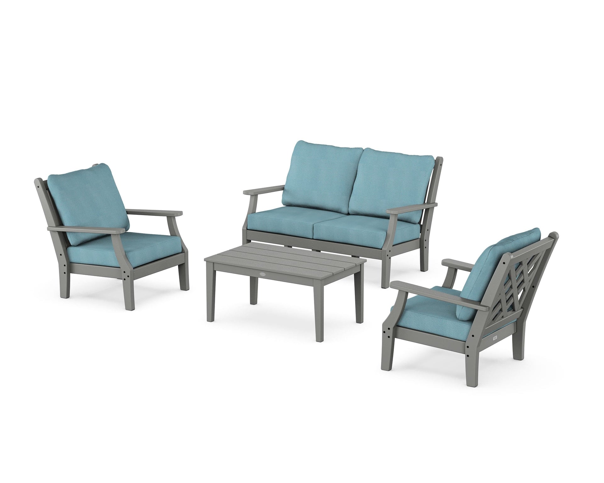 Wovendale 4-Piece Deep Seating Set with Loveseat