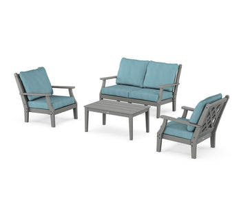 Wovendale 4-Piece Deep Seating Set with Loveseat