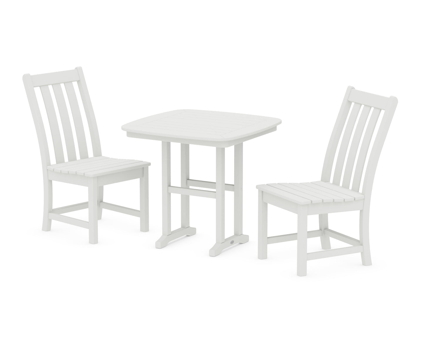 Vineyard Side Chair 3-Piece Dining Set