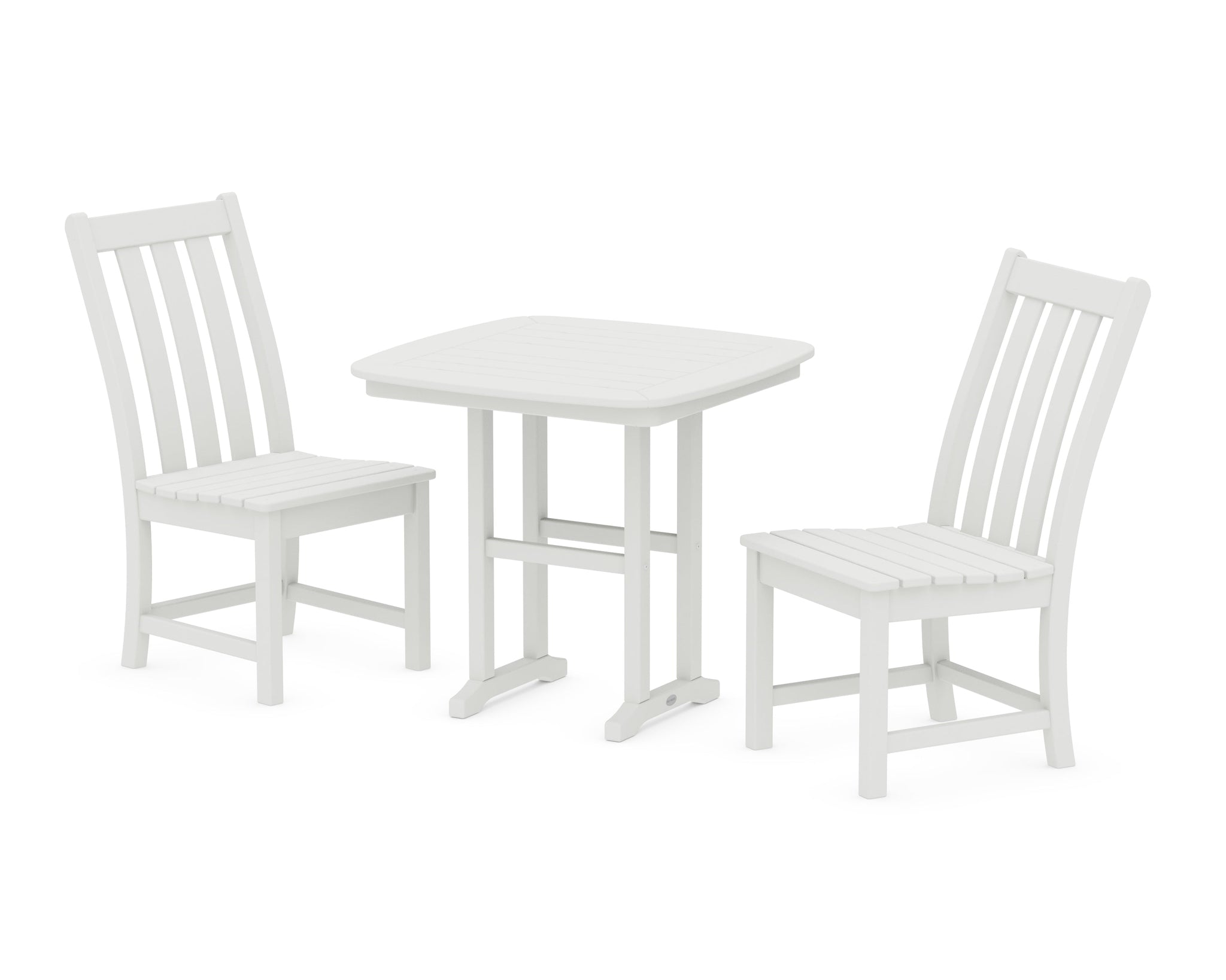 Vineyard Side Chair 3-Piece Dining Set