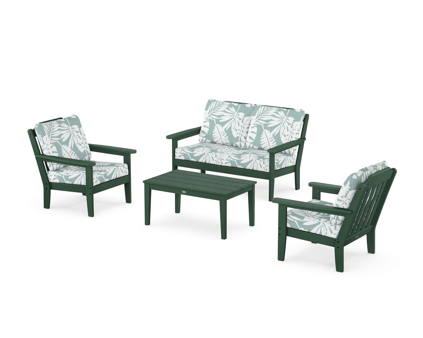 Cottage 4-Piece Deep Seating Set with Loveseat