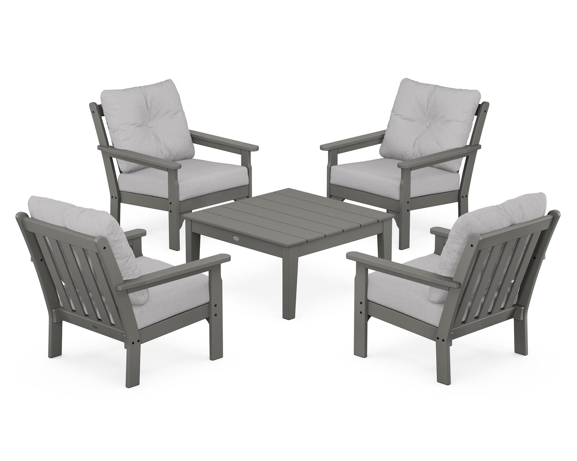 Vineyard 5-Piece Deep Seating Conversation Set