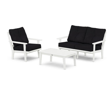 Oxford 3-Piece Deep Seating Set with Loveseat
