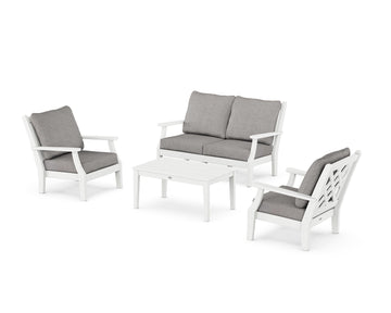 Wovendale 4-Piece Deep Seating Set with Loveseat