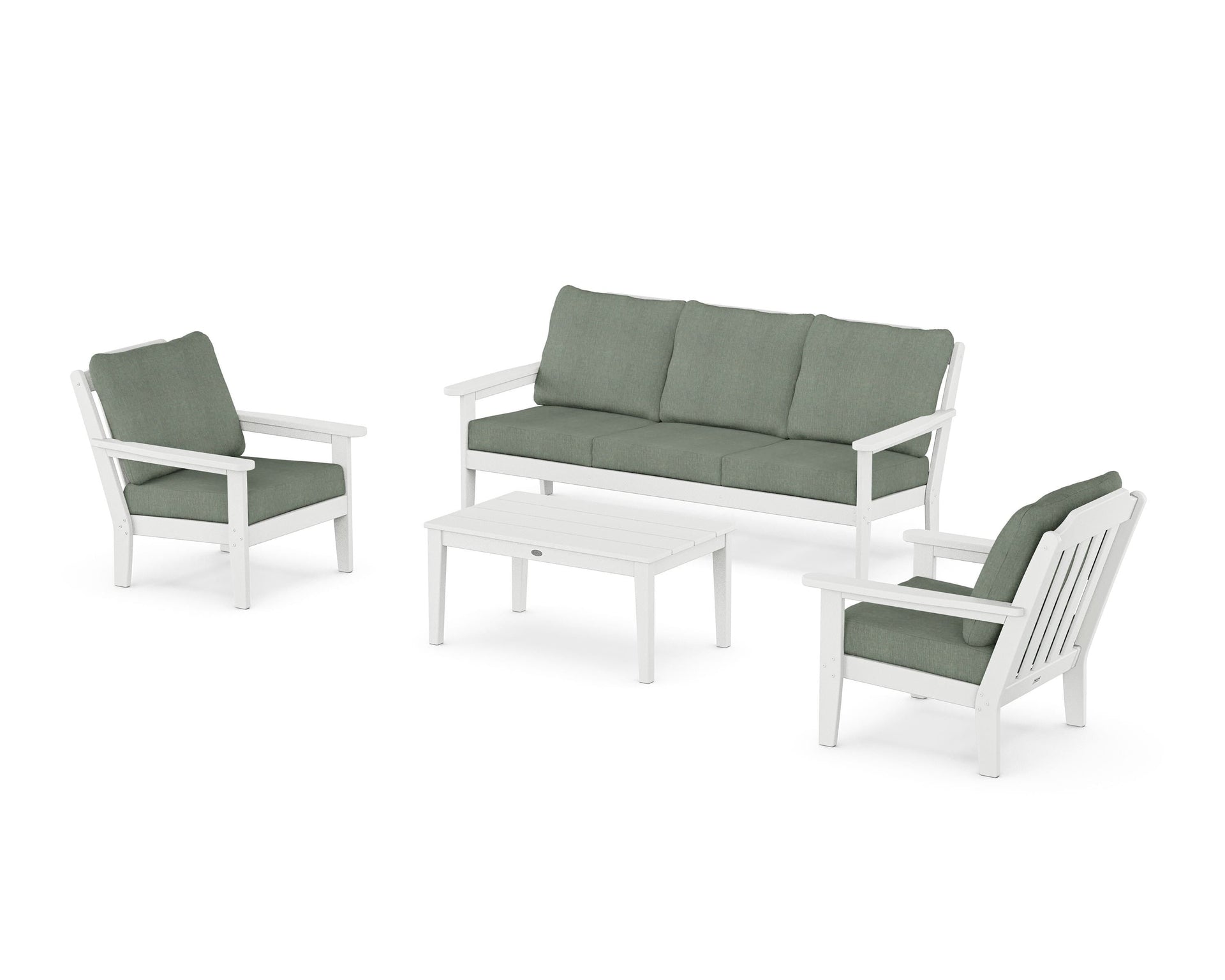 Cottage 4-Piece Deep Seating Set with Sofa