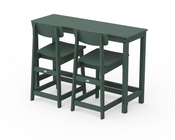 Modern Studio Urban Counter Chair 3-Piece Balcony Set