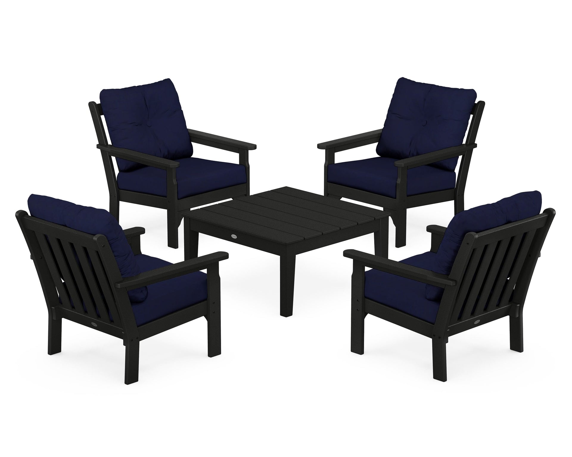 Vineyard 5-Piece Deep Seating Conversation Set