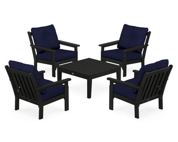 Vineyard 5-Piece Deep Seating Conversation Set