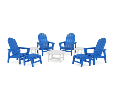 Vineyard Grand Upright Adirondack 9-Piece Conversation Set
