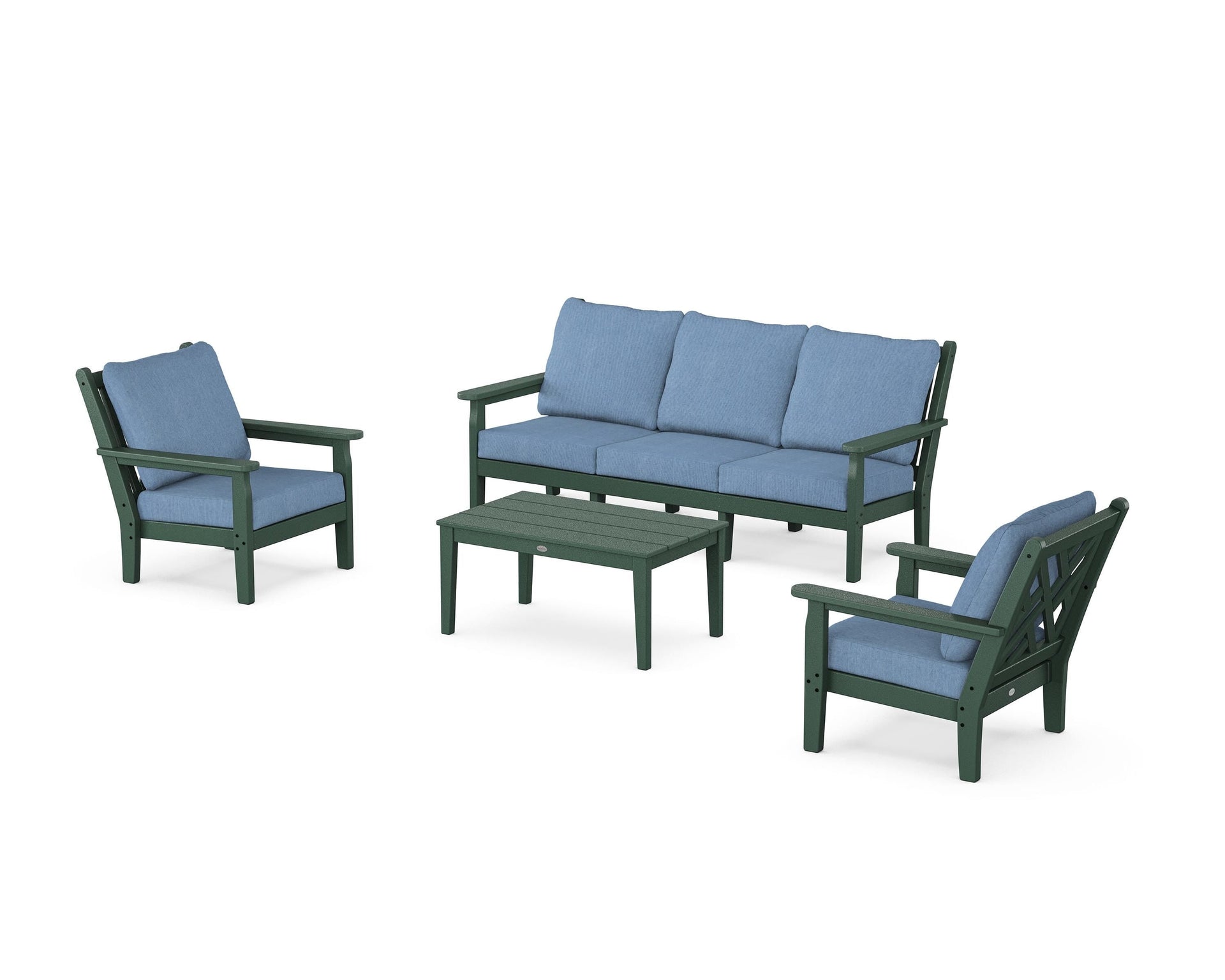 Chippendale 4-Piece Deep Seating Set with Sofa