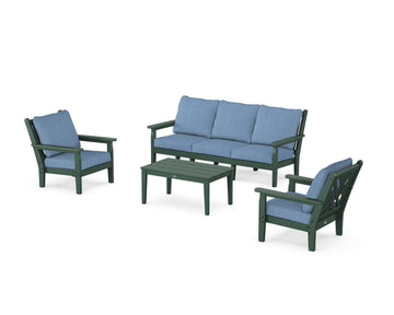 Chippendale 4-Piece Deep Seating Set with Sofa