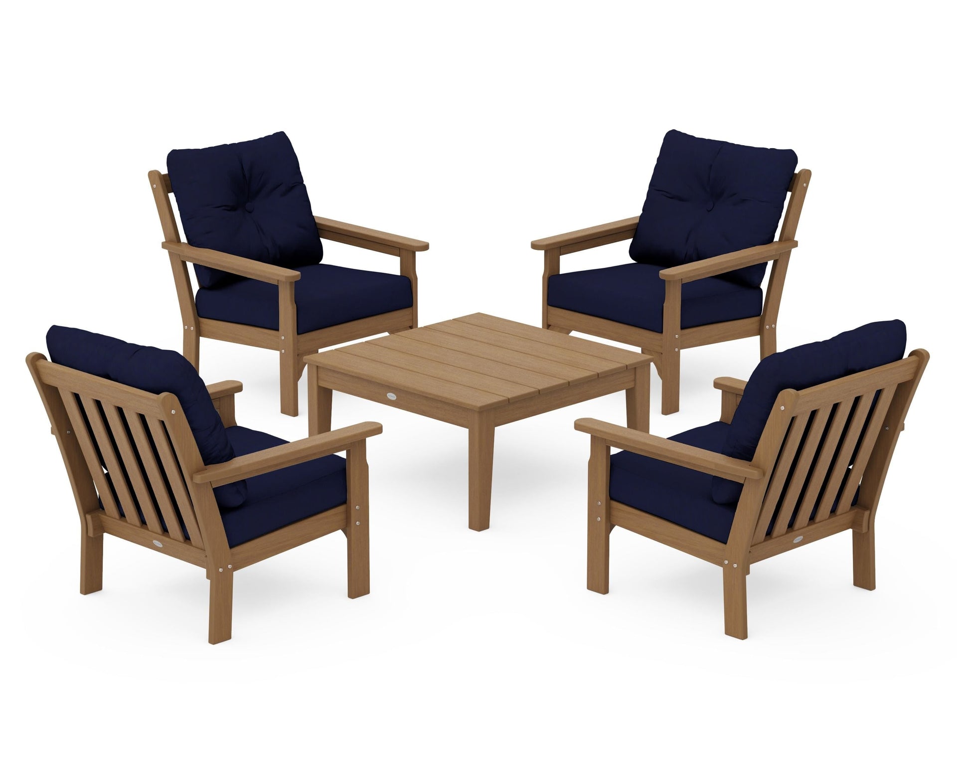 Vineyard 5-Piece Deep Seating Conversation Set