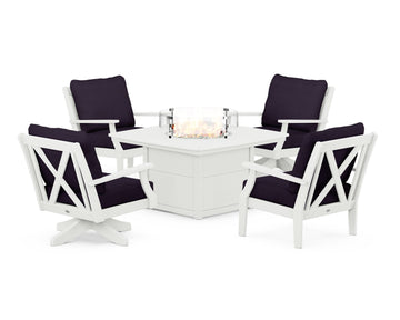 Braxton 5-Piece Deep Seating Set with Fire Table