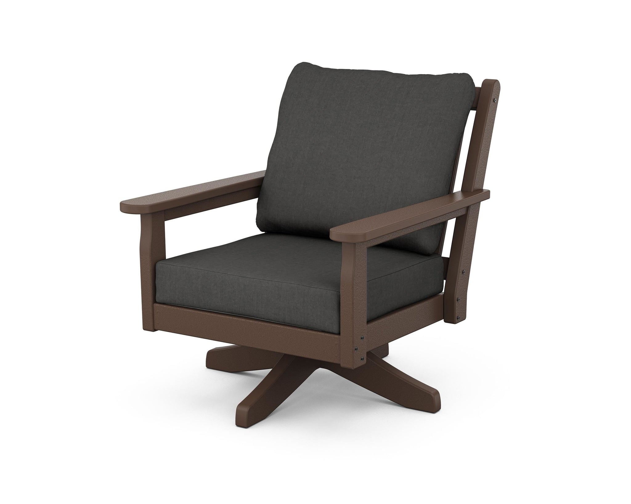 Chippendale Deep Seating Swivel Chair