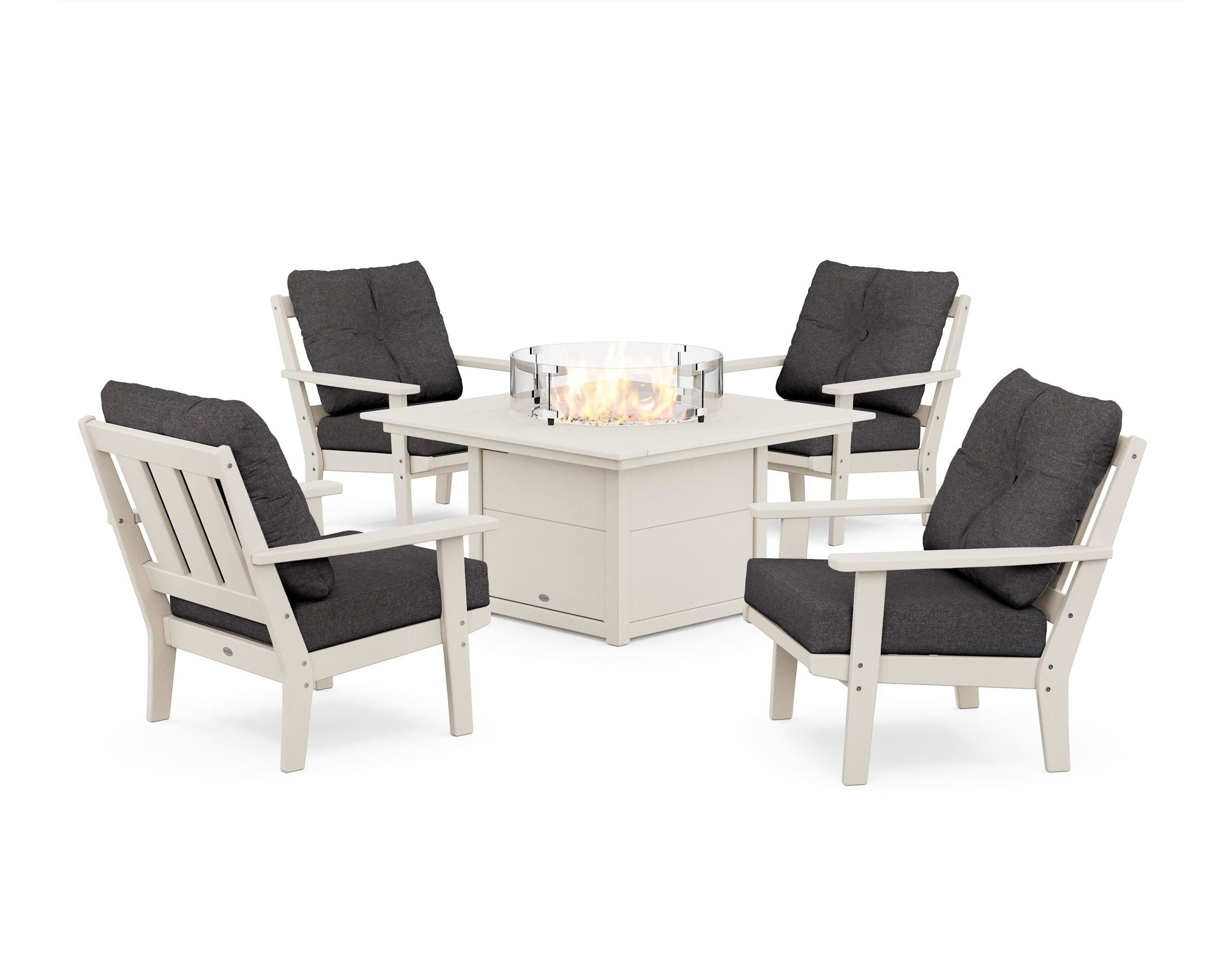 Oxford 5-Piece Deep Seating Set with Fire Pit Table