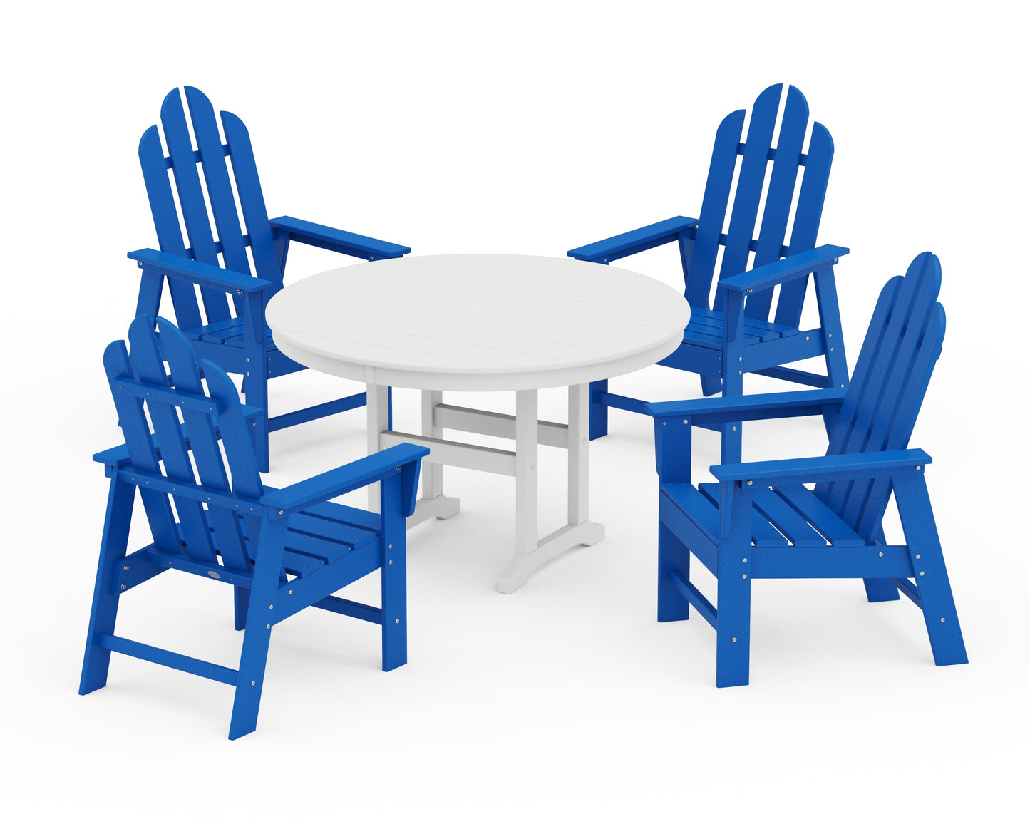 Long Island 5-Piece Round Farmhouse Dining Set