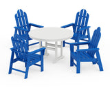 Long Island 5-Piece Round Farmhouse Dining Set