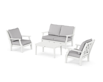 Wovendale 4-Piece Deep Seating Set with Loveseat