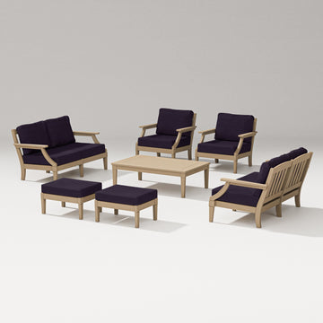 Estate 7-Piece Lounge Loveseat Set