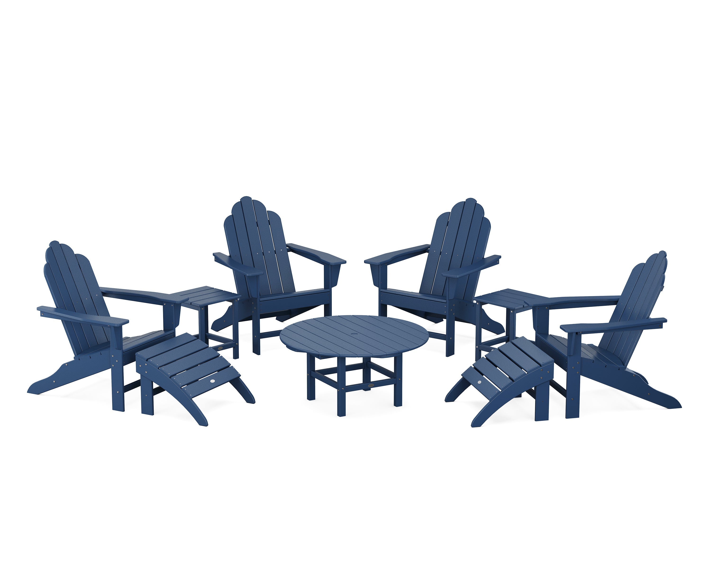 Long Island Adirondack 9-Piece Conversation Group