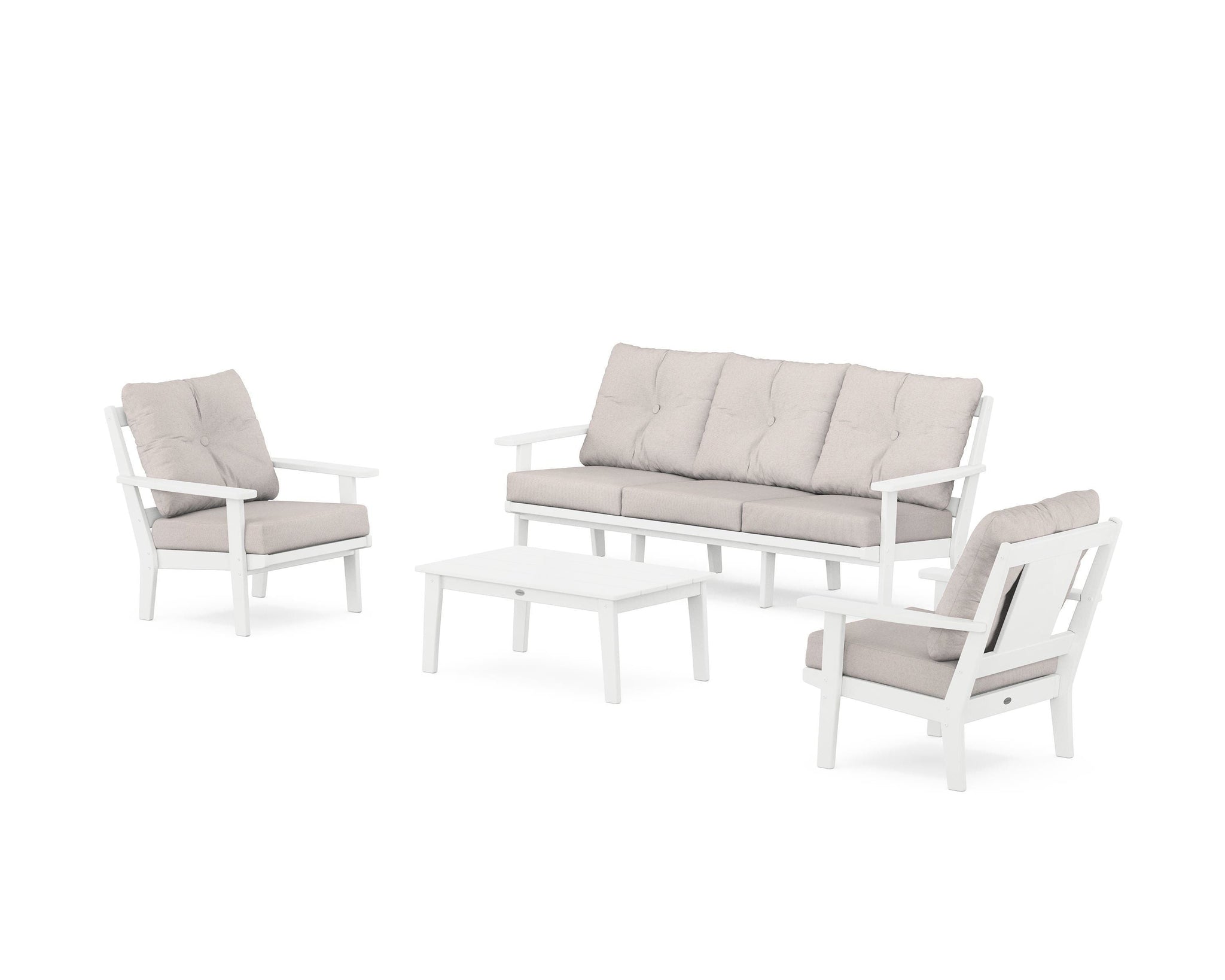 Prairie 4-Piece Deep Seating Set with Sofa