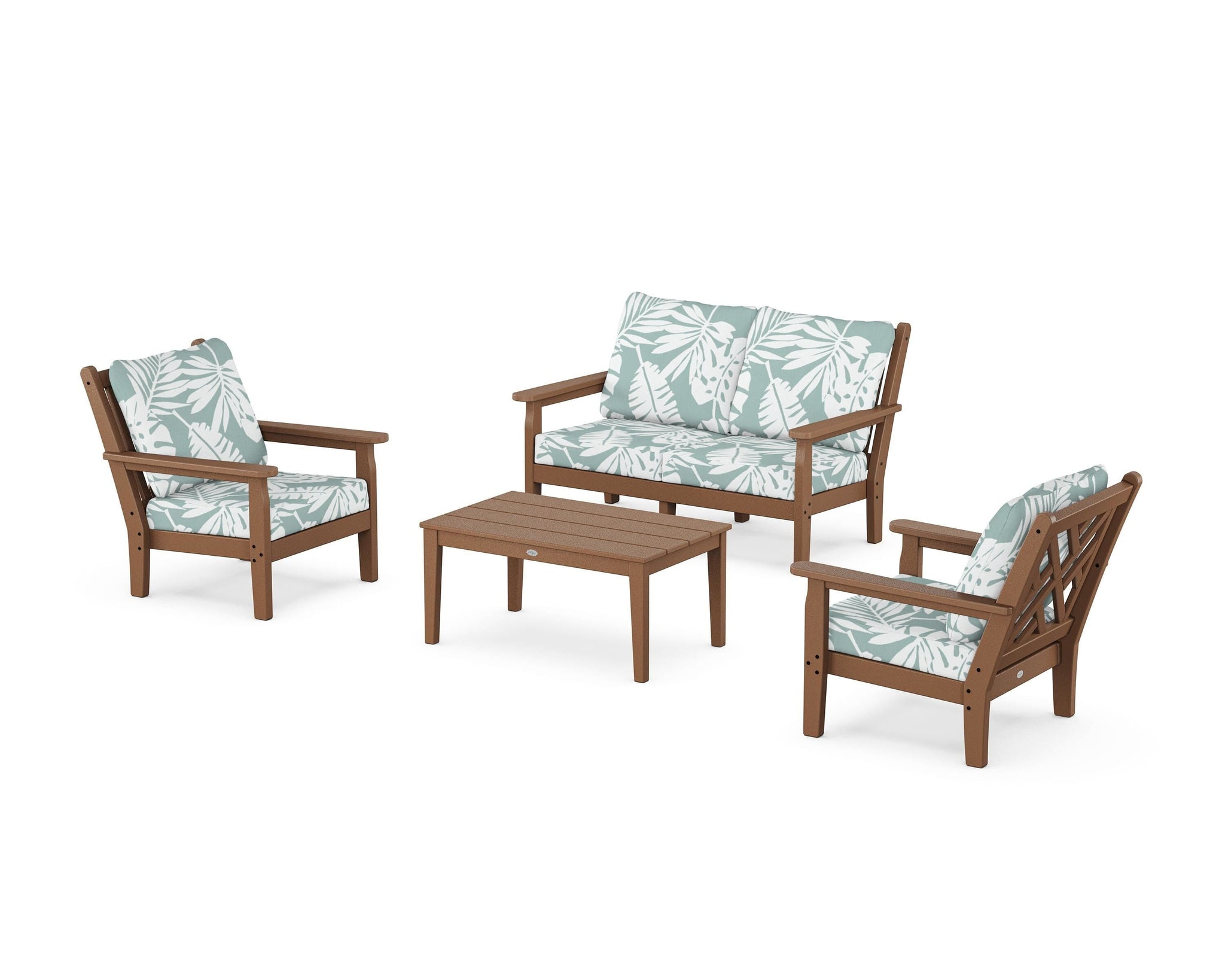 Chippendale 4-Piece Deep Seating Set with Loveseat