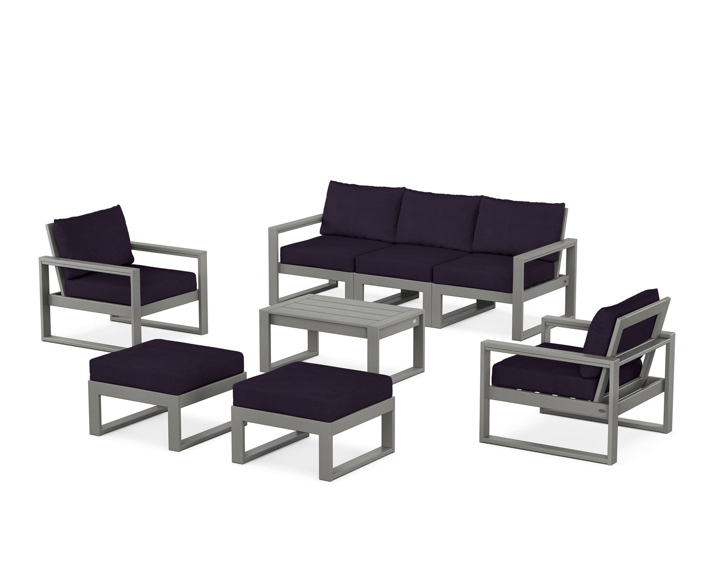 EDGE Sectional 8-Piece Lounge Sofa Set