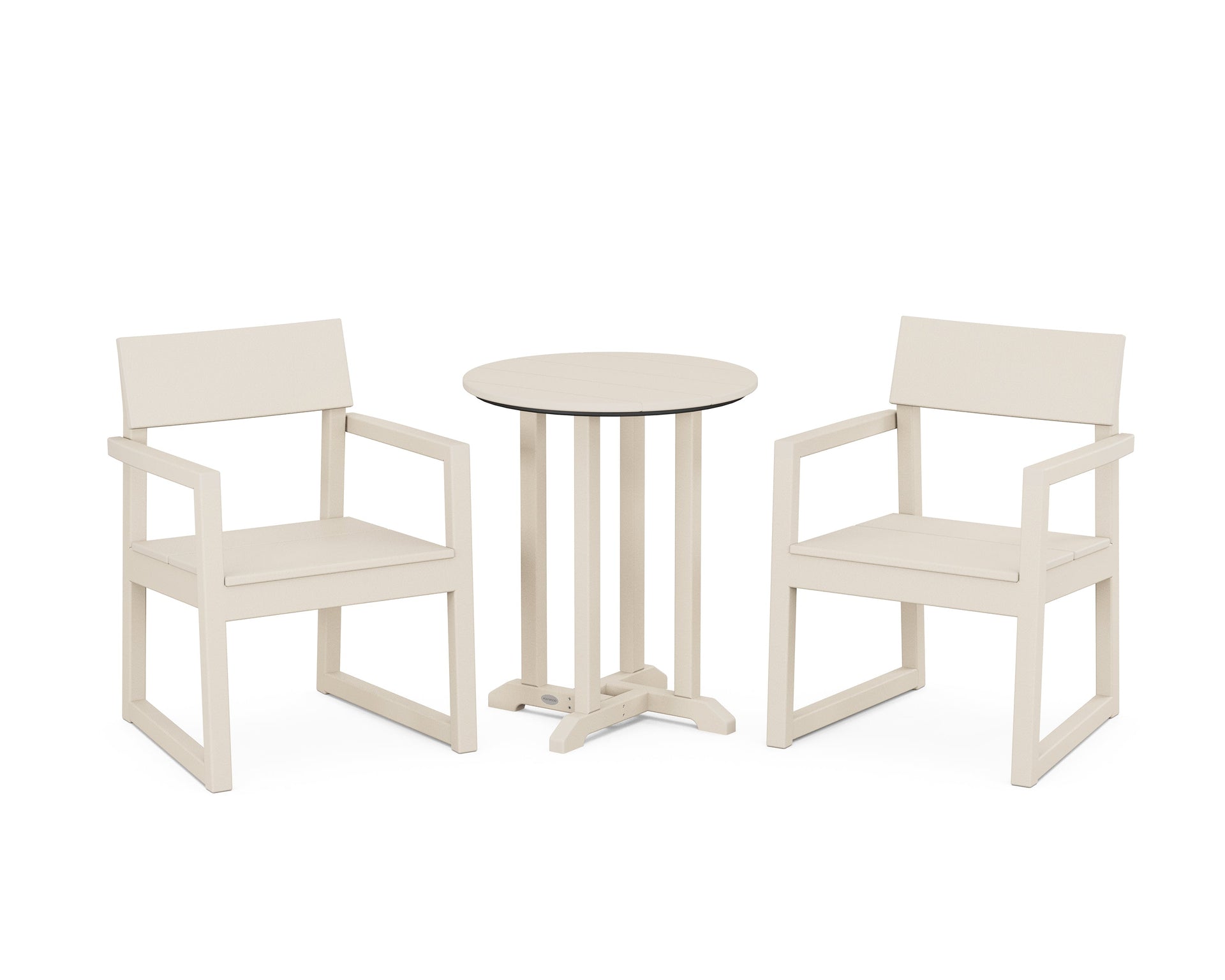 EDGE 3-Piece Round Bistro Dining Set