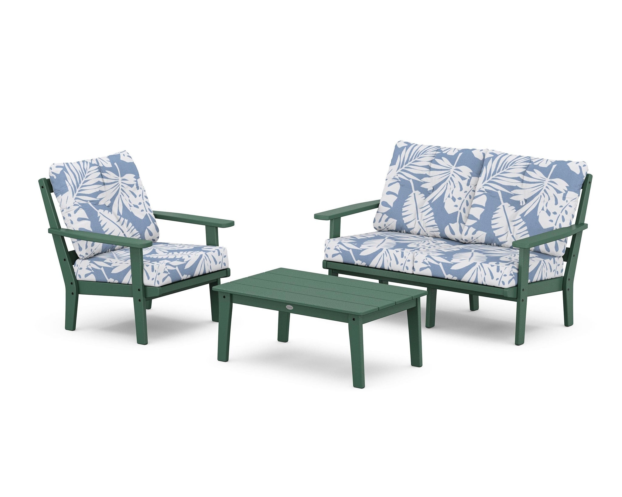 Prairie 3-Piece Deep Seating Set with Loveseat