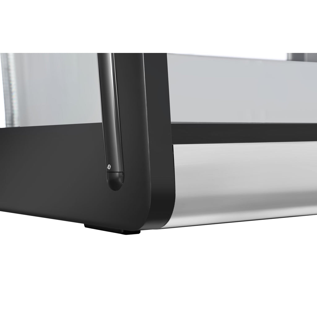 31 in. 4-Tier Commercial Countertop Display Refrigerator in Stainless-Steel