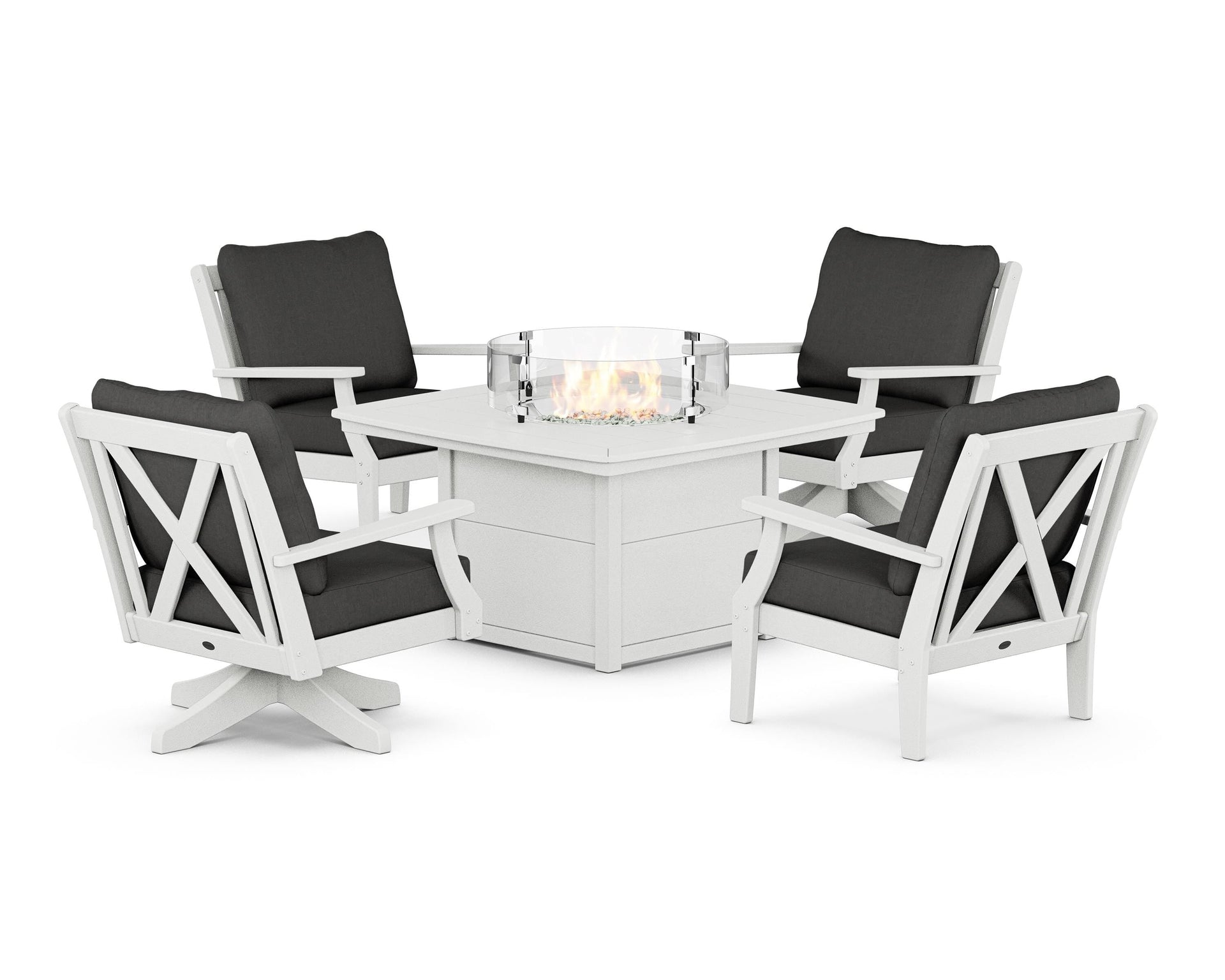 Braxton 5-Piece Deep Seating Set with Fire Table