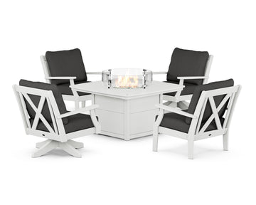 Braxton 5-Piece Deep Seating Set with Fire Table